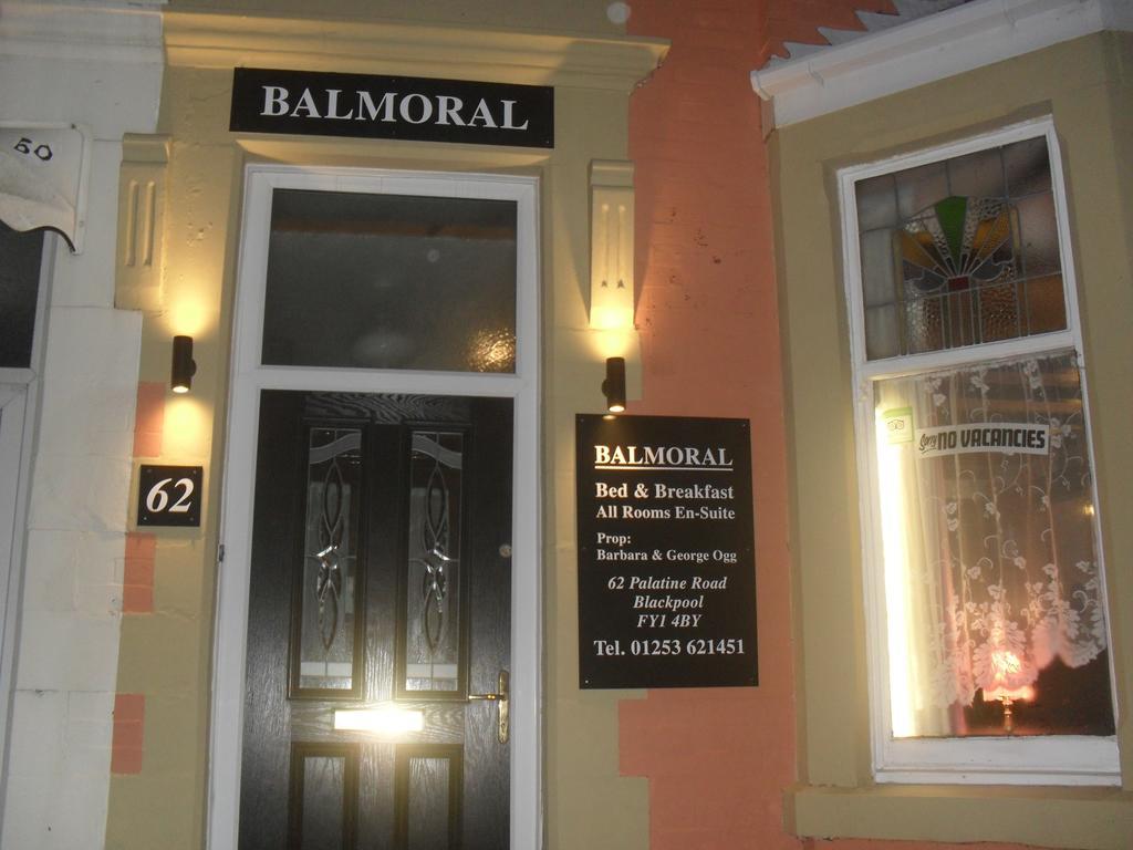 Balmoral Guest House Blackpool Zewnętrze zdjęcie